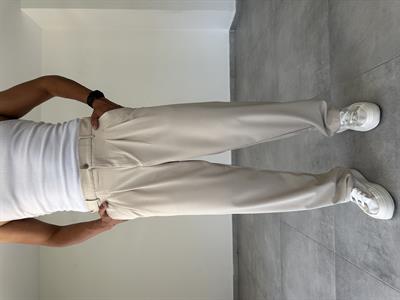 Bej Renk Basic Baggy Kumaş Pantolon