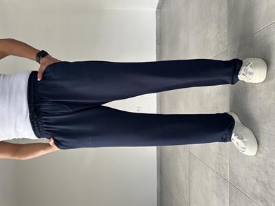Lacivert Renk Modal Kumaş Basic Baggy Pantolon