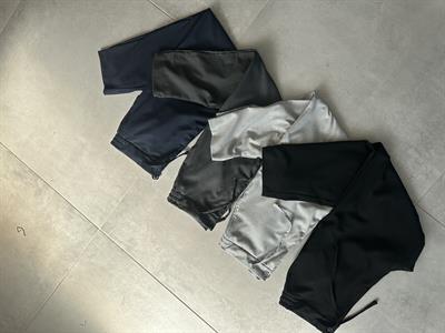 Gri Renk Bel Kısmı Lastik Ve Bağcık Detaylı Kumaş Pantolon
