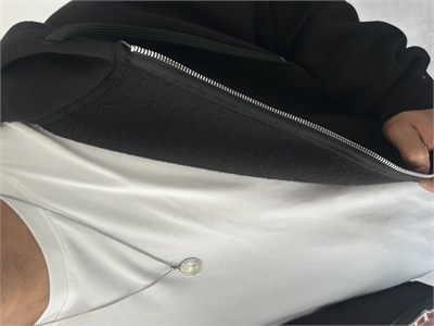 Siyah Renk Basic Kapüşonlu Ceket
