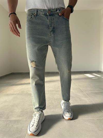 Kar Yıkama Boyfriend Kalıp Kot Pantolon