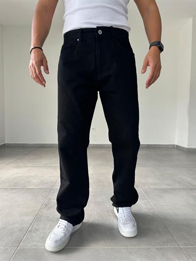 Siyah Renk Baggy Model Kot Pantolon