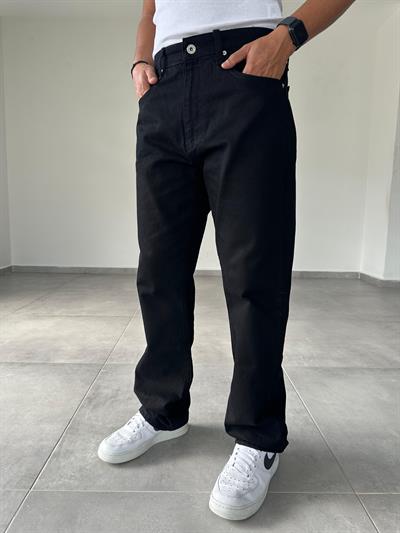 Siyah Renk Baggy Model Kot Pantolon