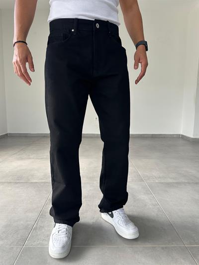 Siyah Renk Baggy Model Kot Pantolon