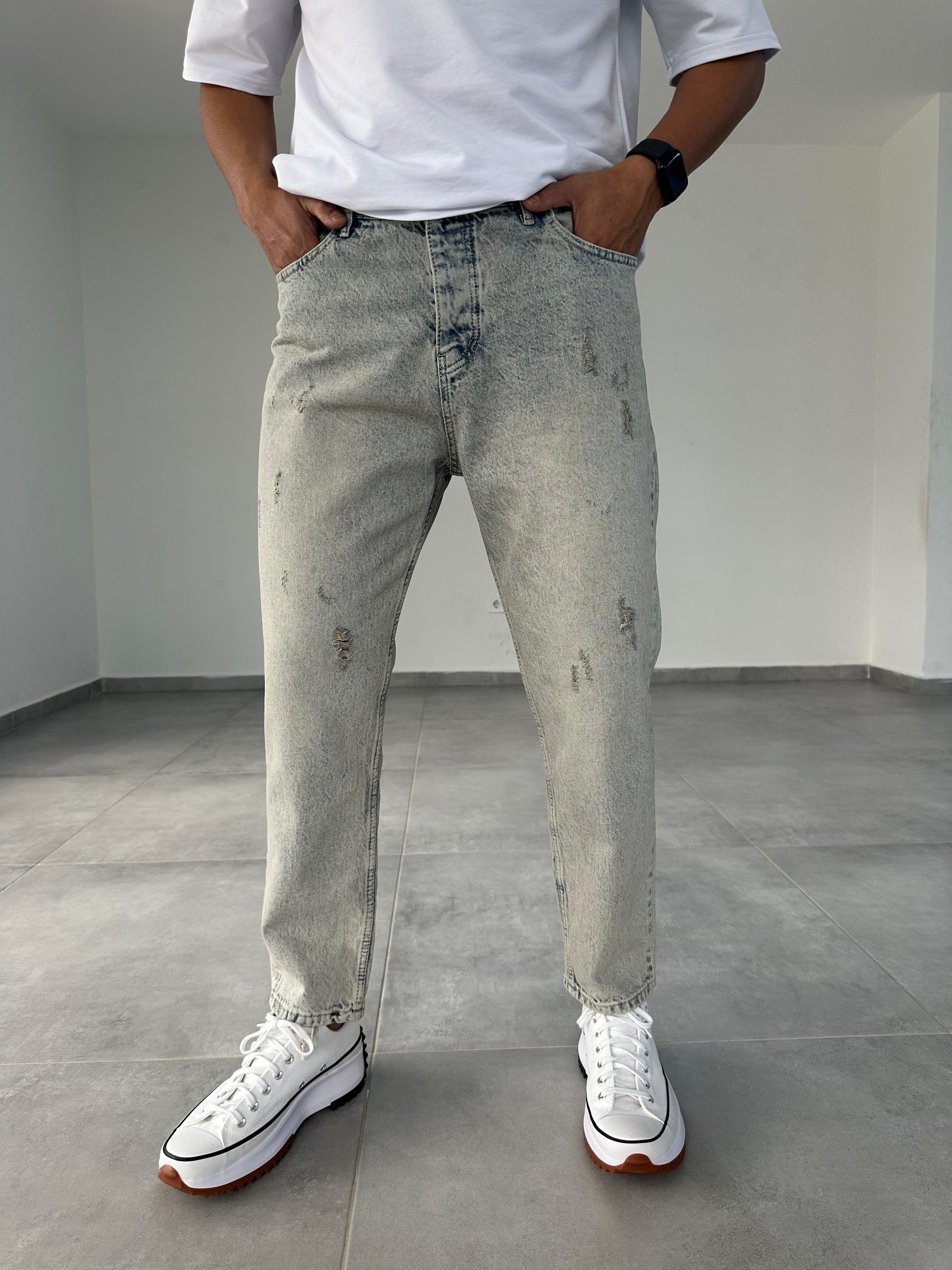 Yıkama Ve Eskitme Detaylı Boyfriend Jean