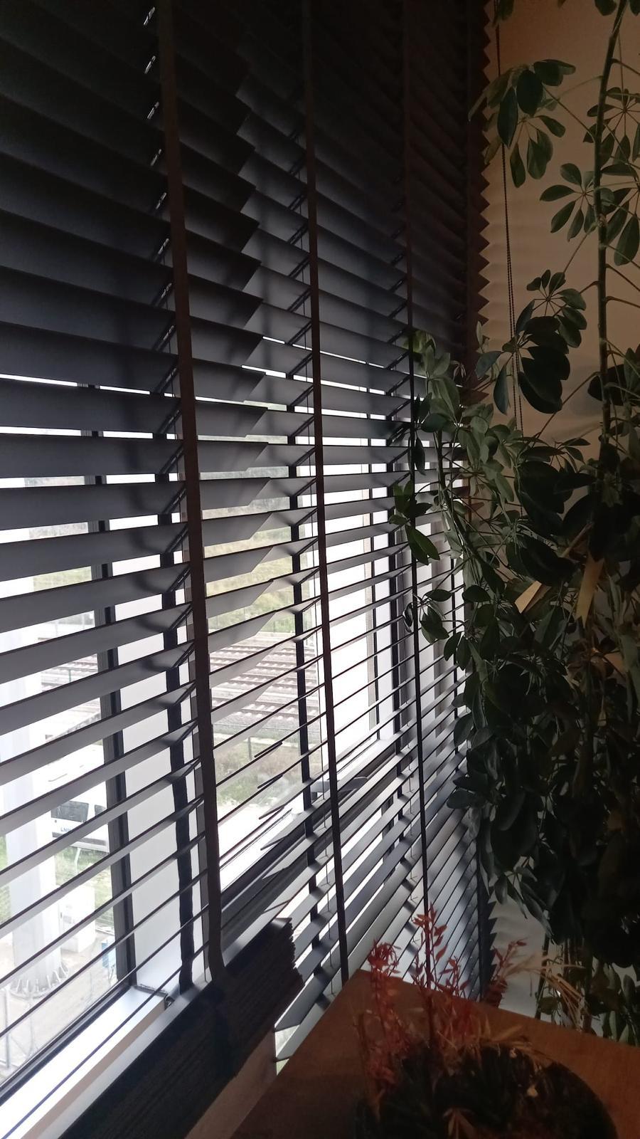 Antrasit 50 MM Ahşap  Jaluzi