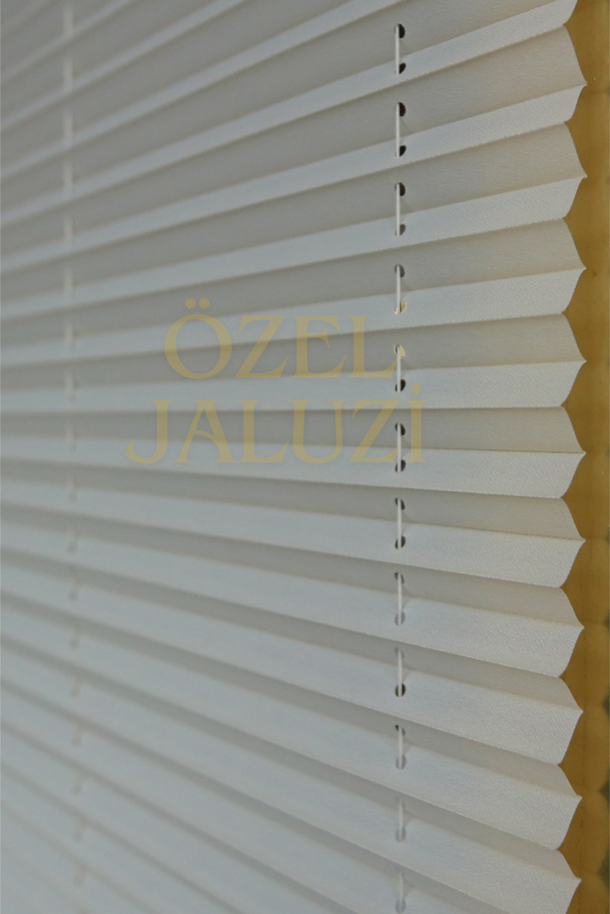 Beyaz Plise Dekor Plise Perde Cam Balkon Perdesi