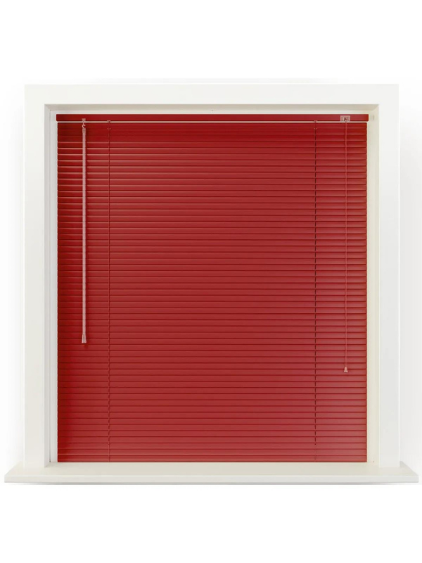 Kırmızı 25 MM Metal  Jaluzi