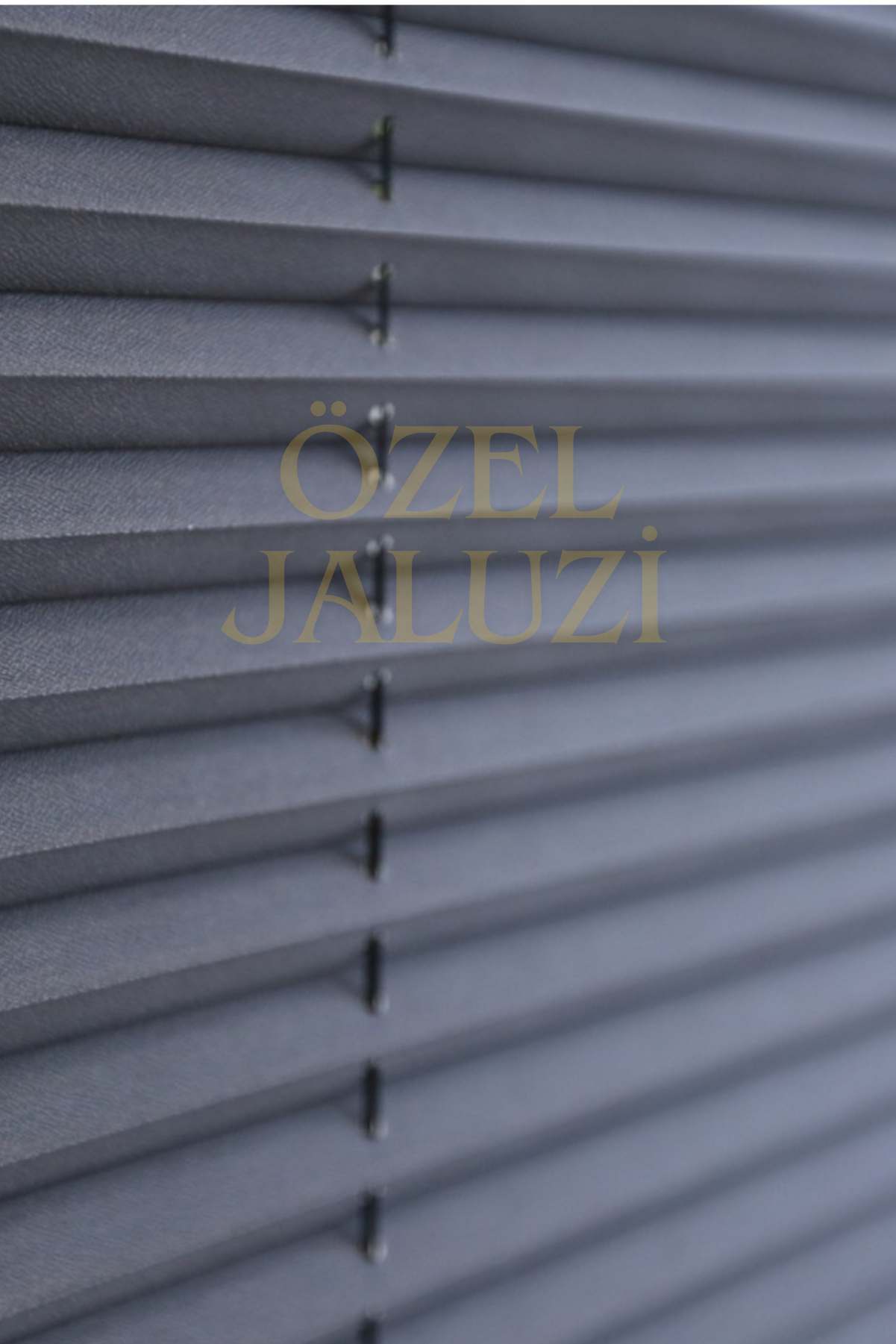 Antrasit Plise Dekor Plise Perde Cam Balkon Perdesi