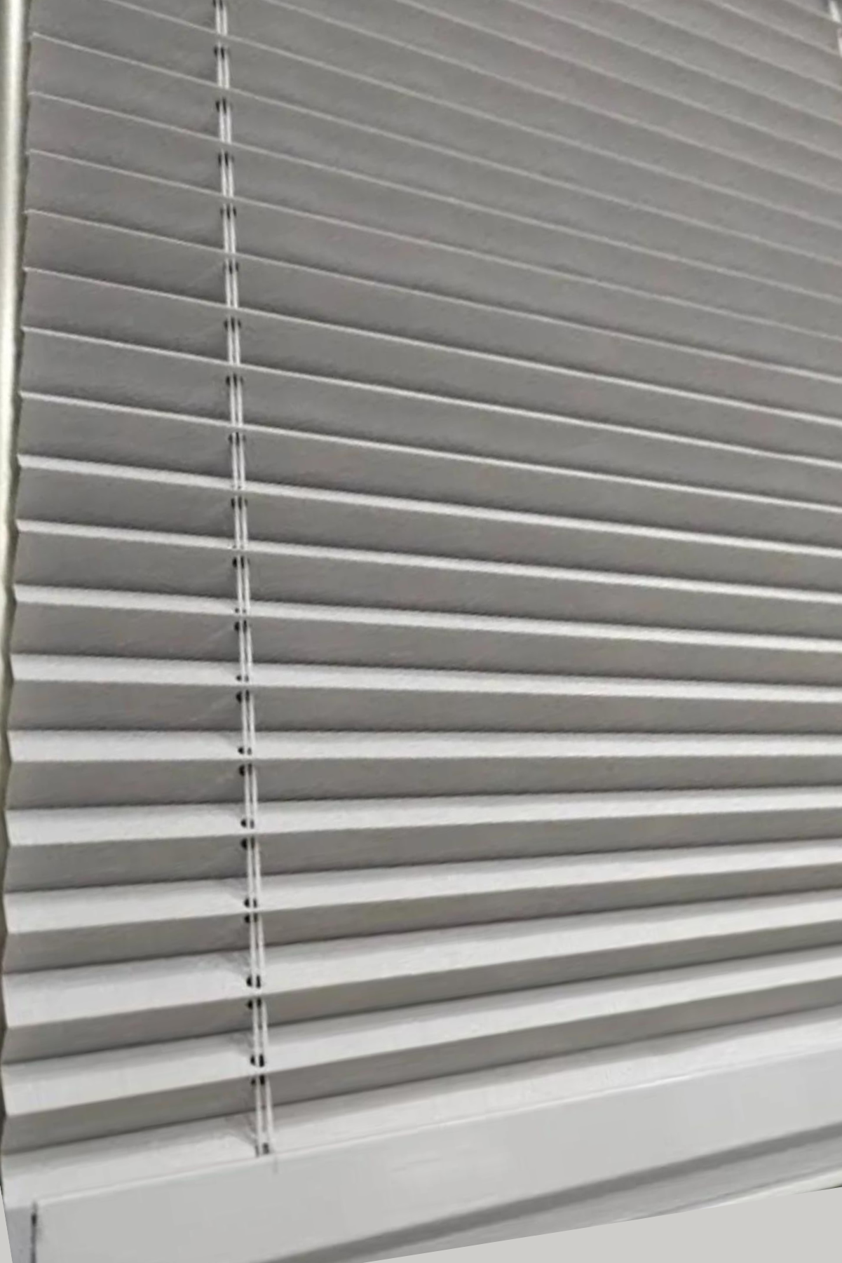 Gri Plise Dekor Plise Perde Cam Balkon Perdesi