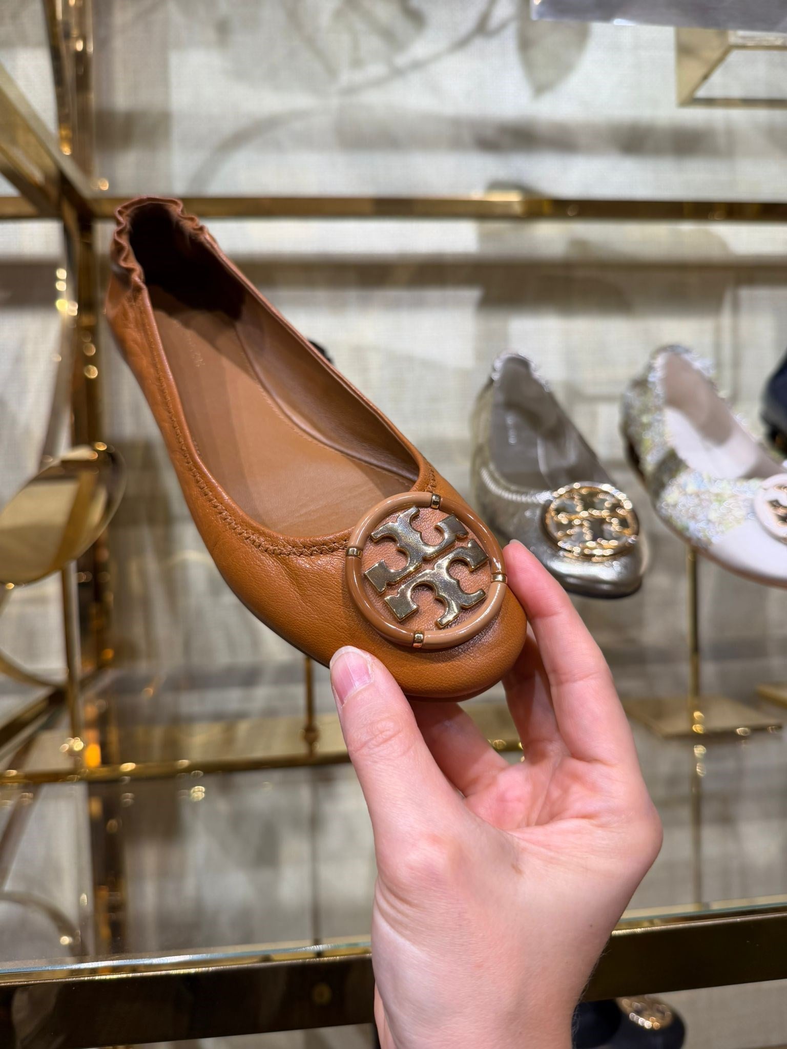 Tory Burch Arkası Lastikli Babet