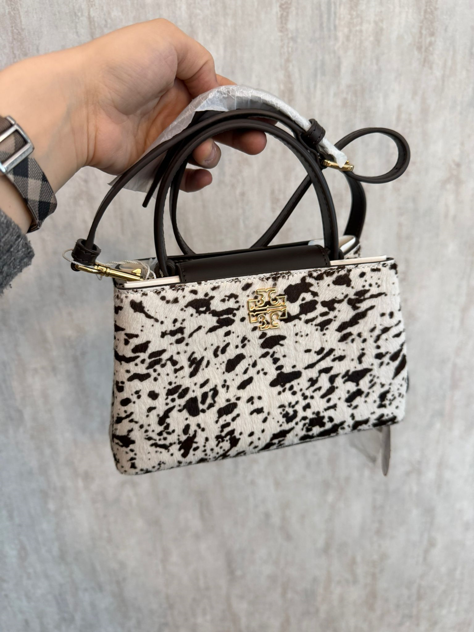 Tory Burch Britten Üstten Kulplu Çanta