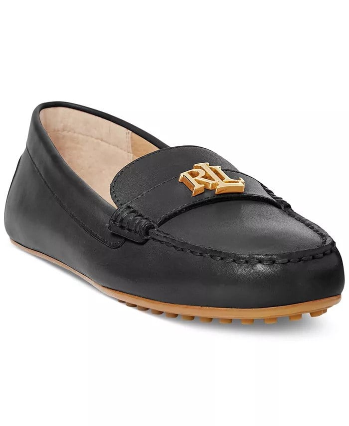 Ralph Lauren Yuvarlak Burunlu Loafers Ayakkabı