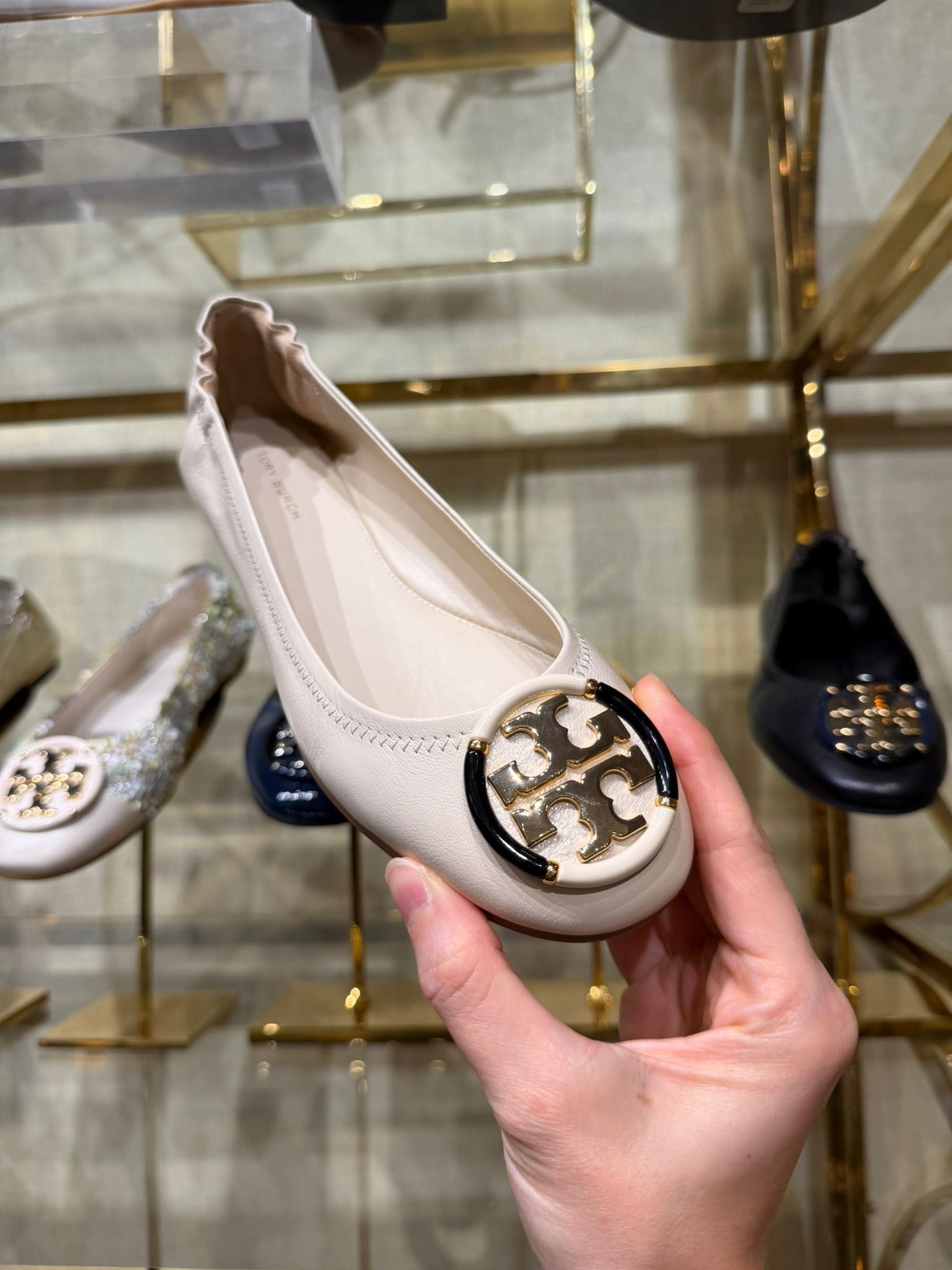 Tory Burch Arkası Lastikli Babet