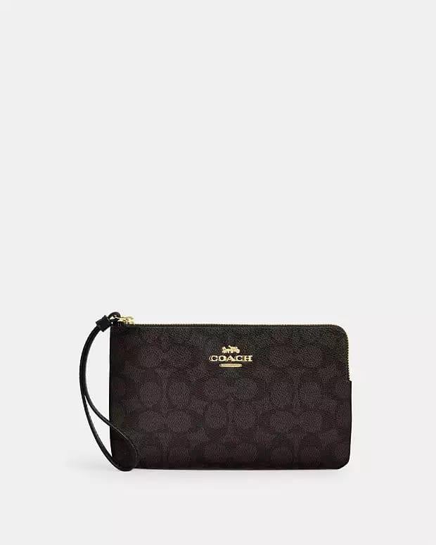 Coach Large Corner Zip Cüzdan