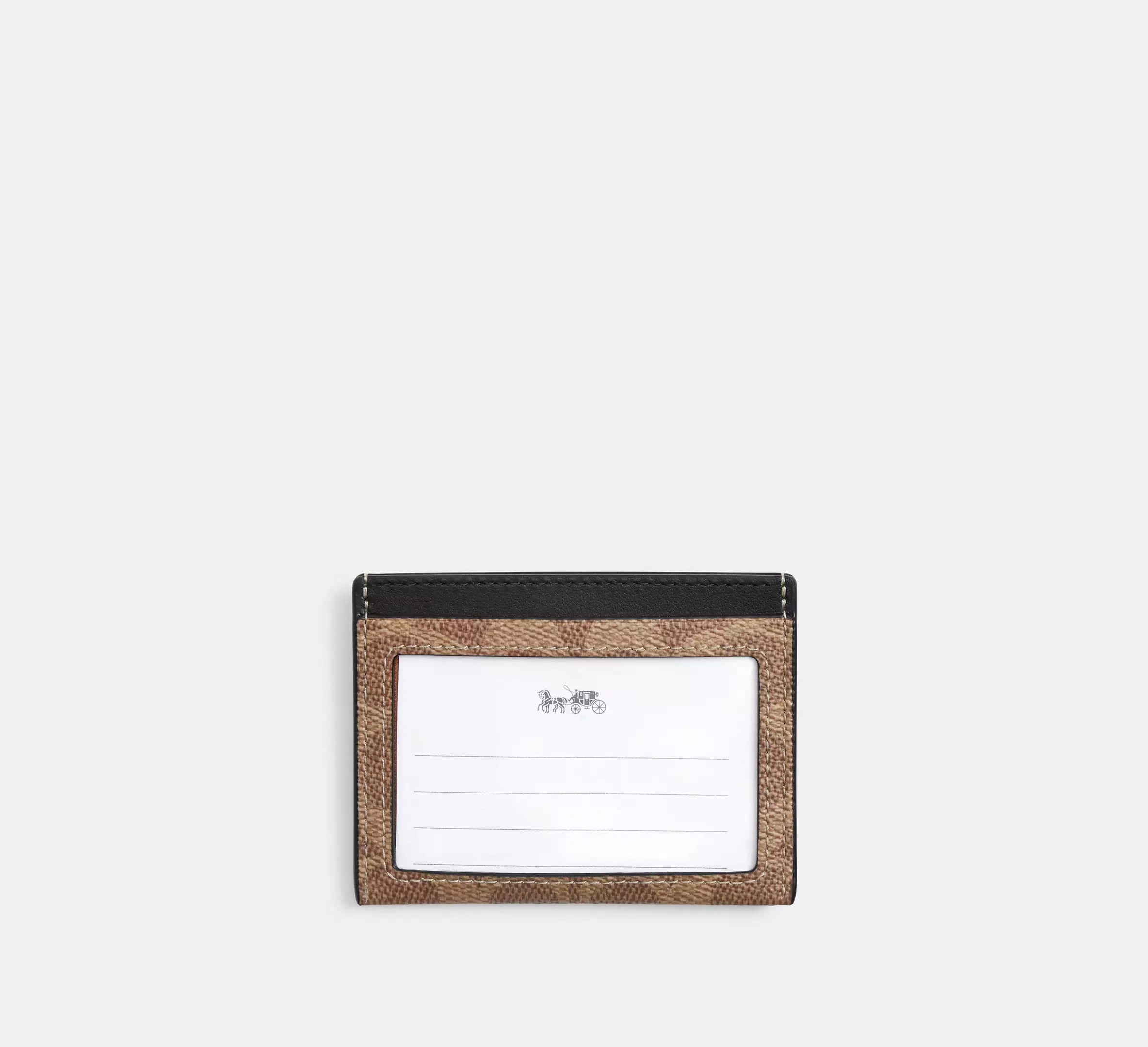 Coach Slim Kartlık - Tan & Black