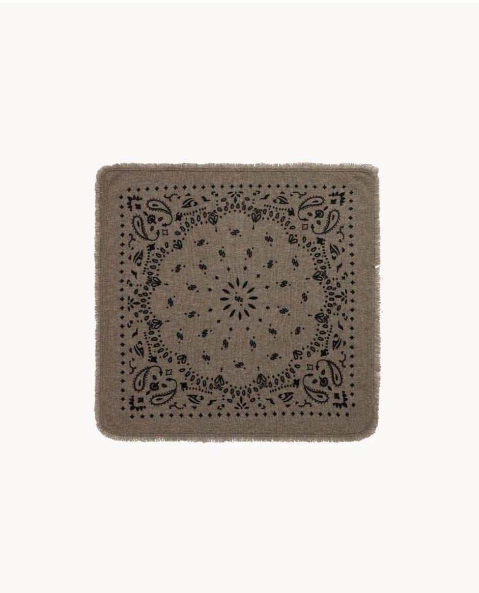 KUJTEN Small Bandana Hachi Marl Khaki