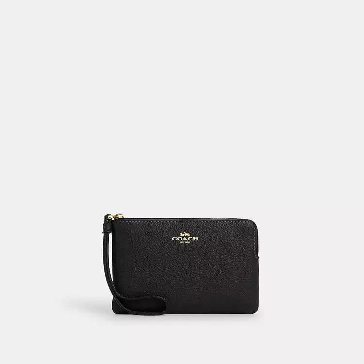 Coach Corner Zip Cüzdan