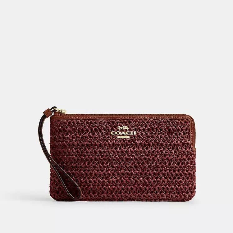 Coach Large Corner Zip Cüzdan