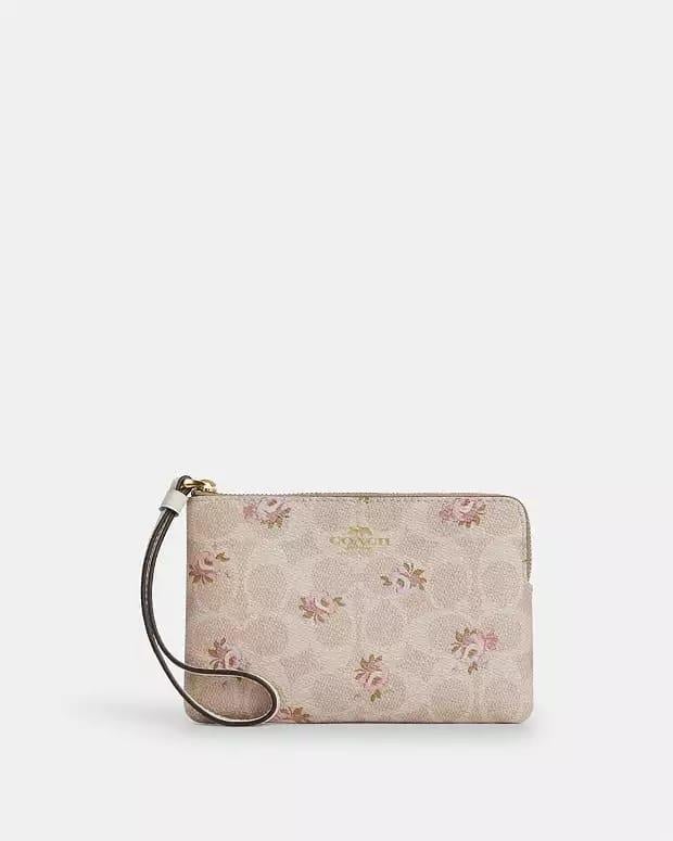 Coach Corner Zip Cüzdan