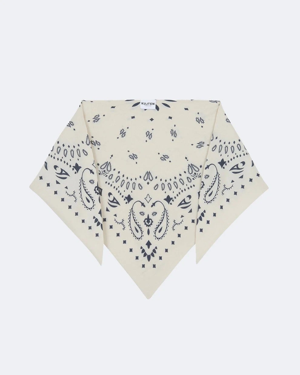 KUJTEN Small Bandana Tifa Oats White