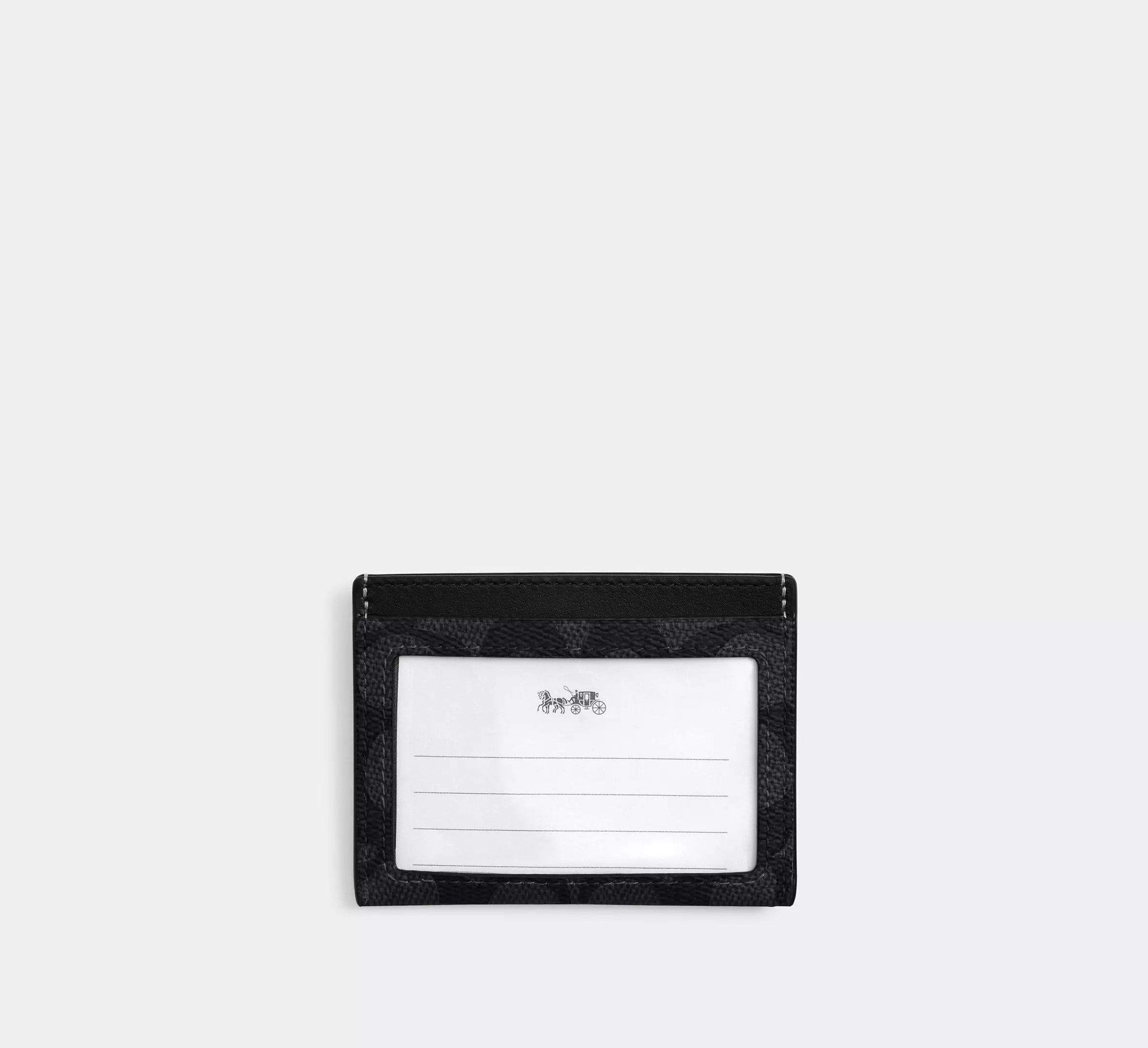 Coach Slim Kartlık - Charcoal/Black