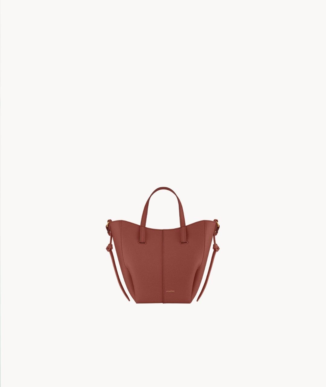 Polene Cyme Tote Nano Terracotta Çanta