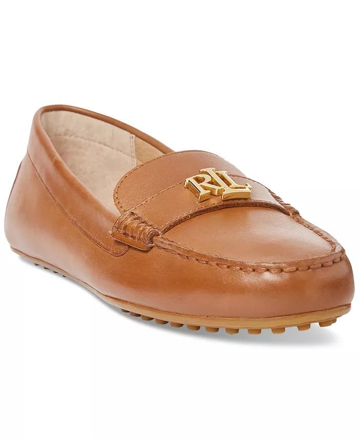 Ralph Lauren Yuvarlak Burunlu Loafers Ayakkabı