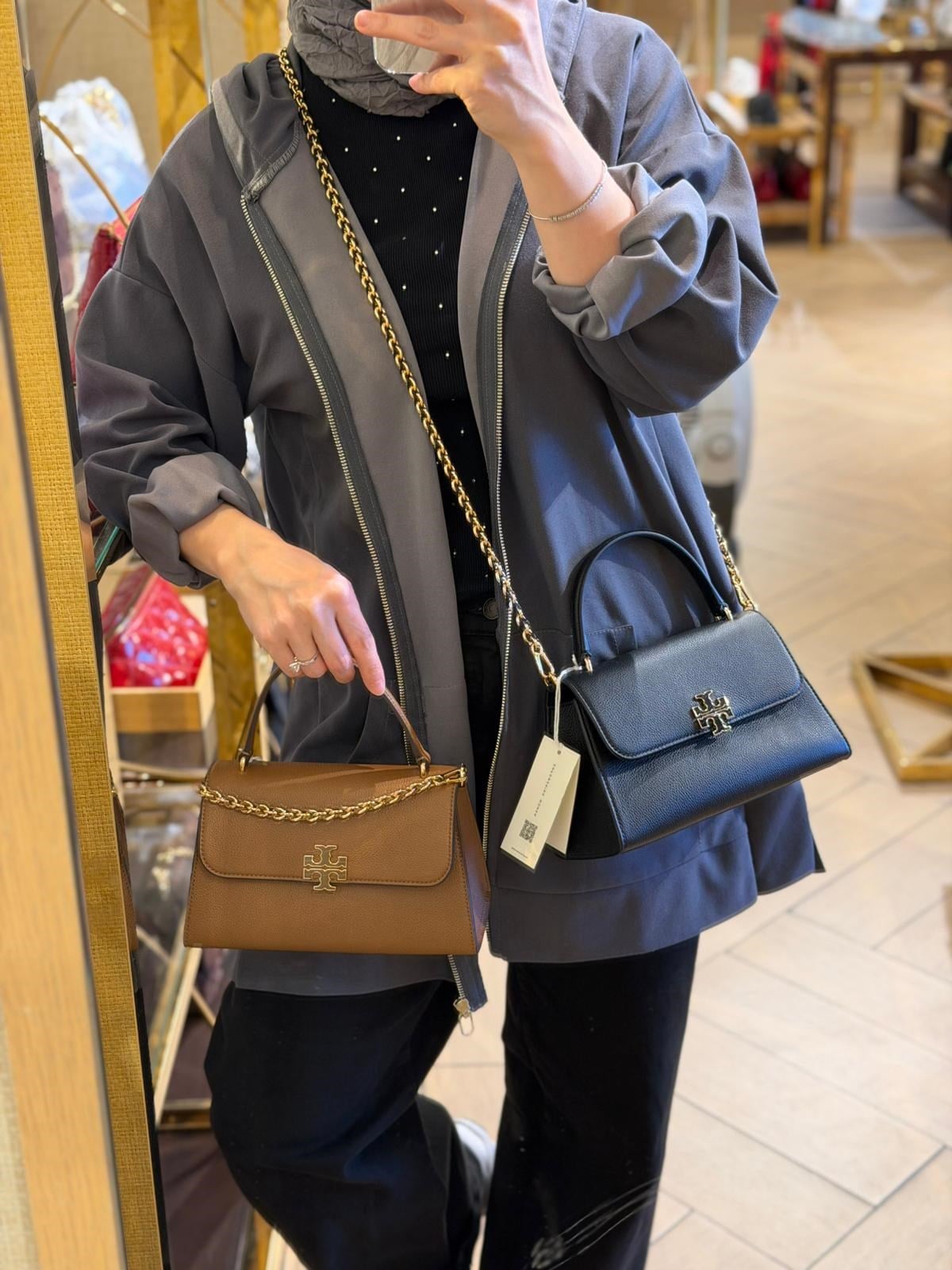 Tory Burch Kulplu Britten Çanta