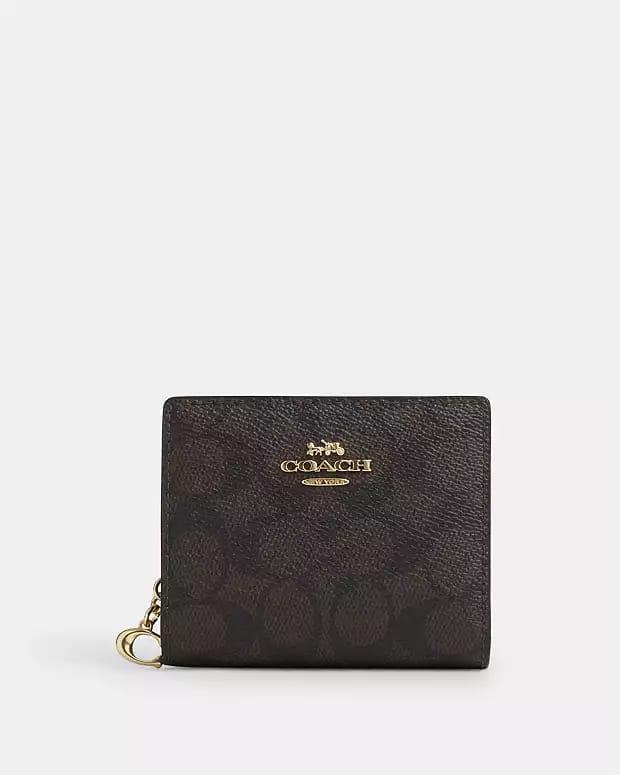  Coach Snap Wallet Cüzdan