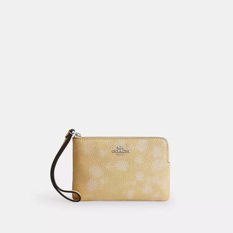 Coach Corner Zip Cüzdan