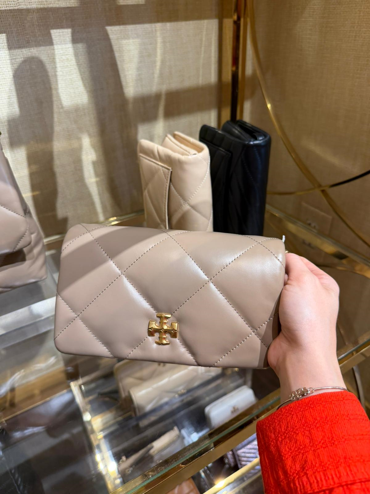 Tory Burch Kira Diamond Quilt Cüzdan Çanta
