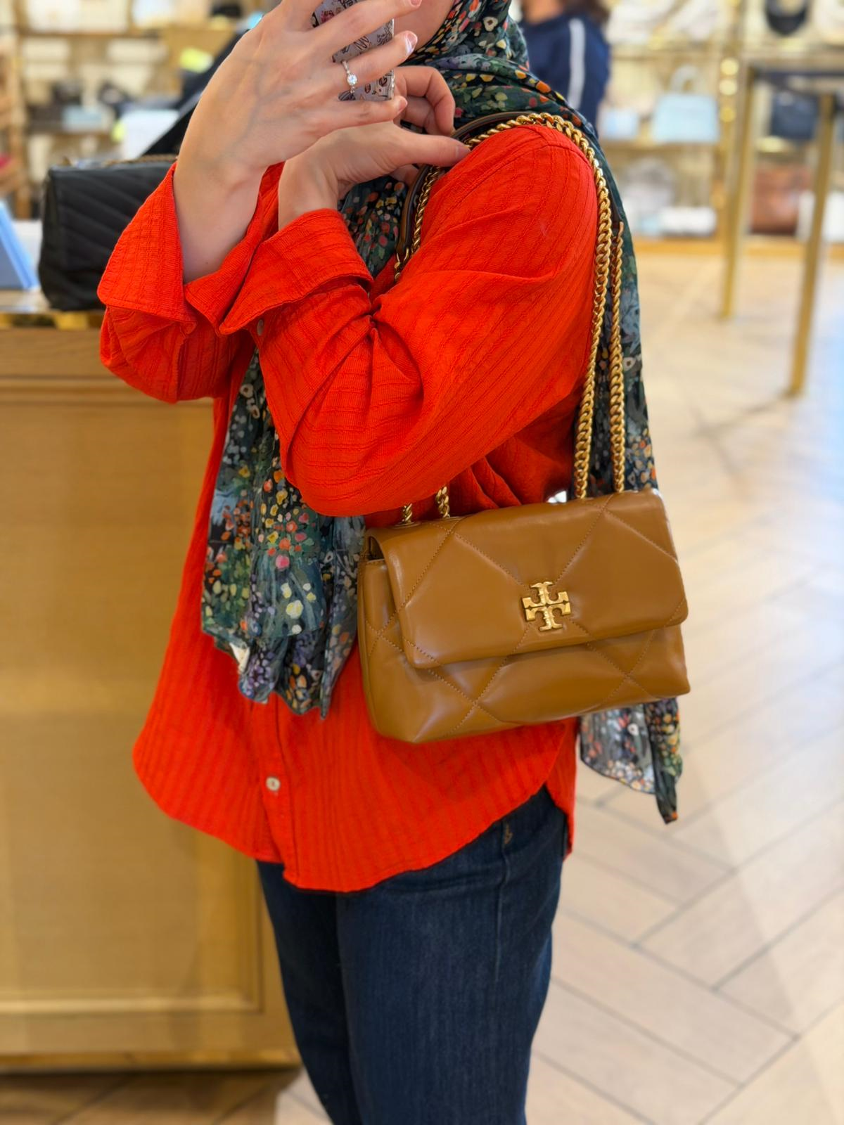 Tory Burch Kira Diamond Quit Small Çanta