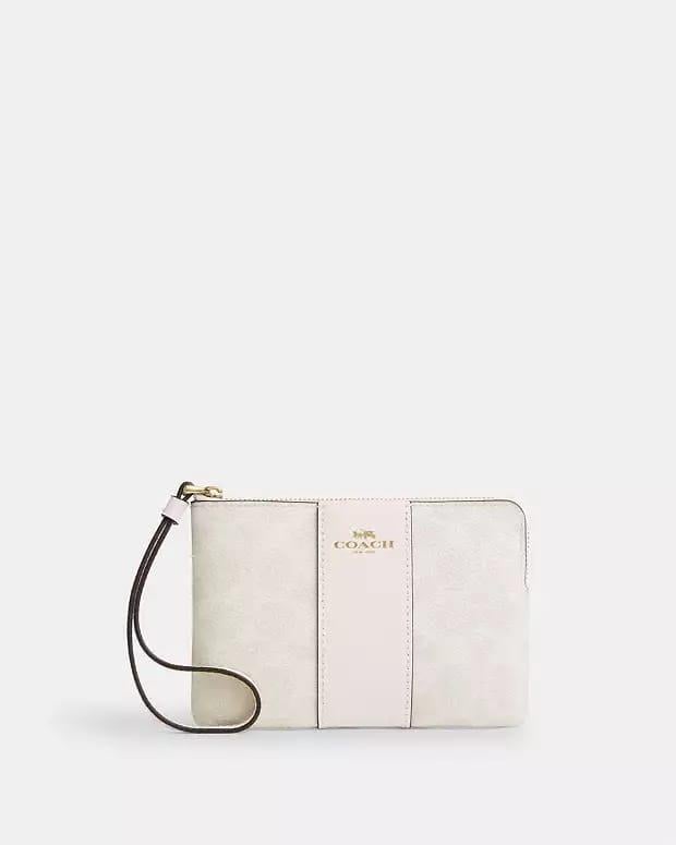 Coach Corner Zip Cüzdan