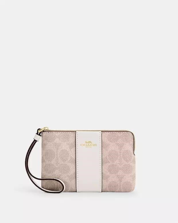 Coach Corner Zip Cüzdan