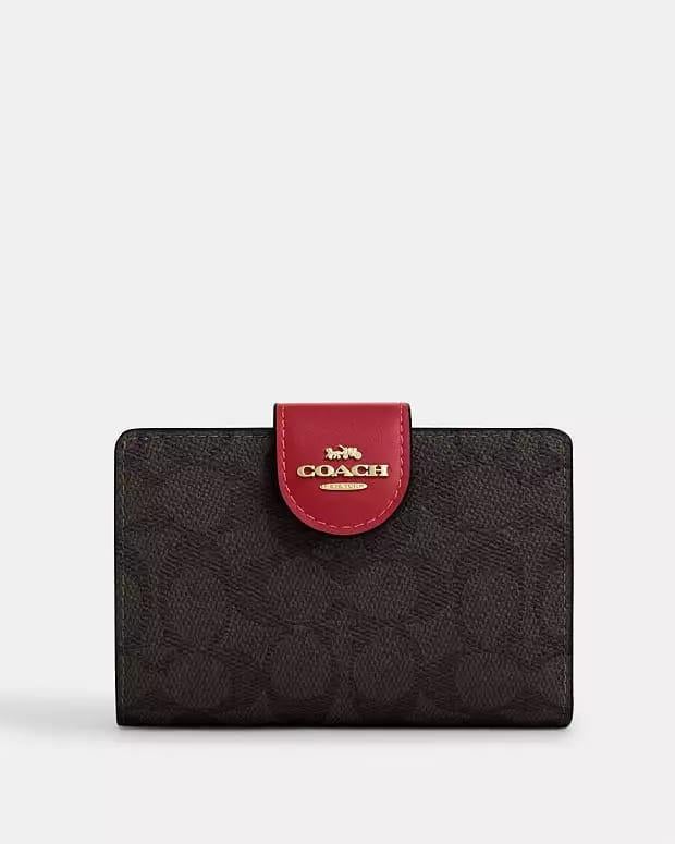 Coach Medium Corner Zip Cüzdan
