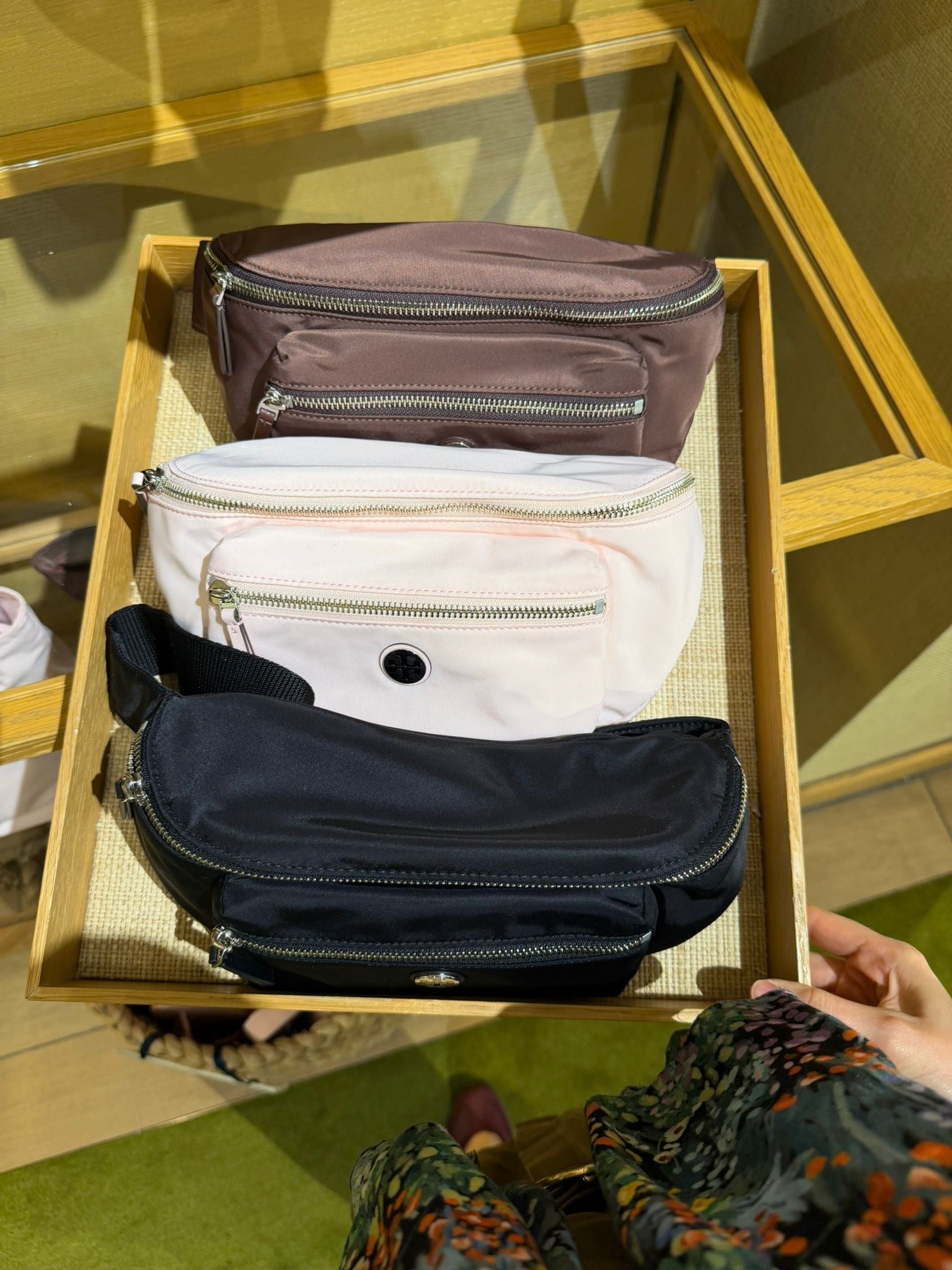 Tory Burch Paraşüt Kumaş  Bel Çantası