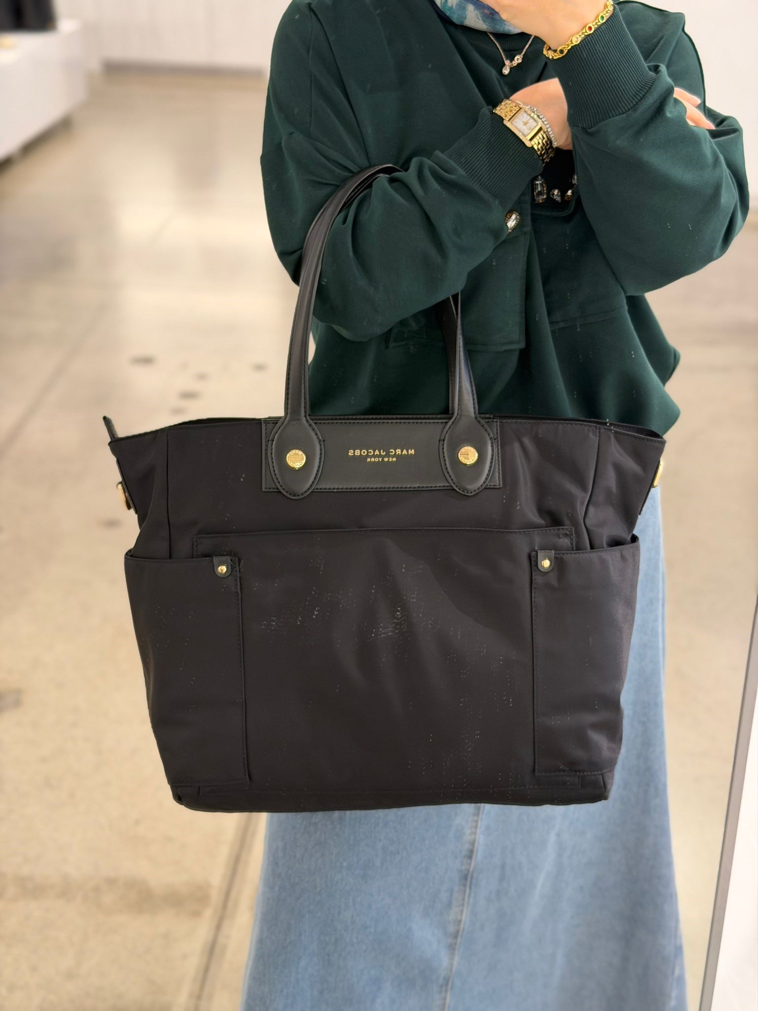 Marc Jacobs Paraşüt Kumaş Büyük Boy Bebek Bakım Çanta