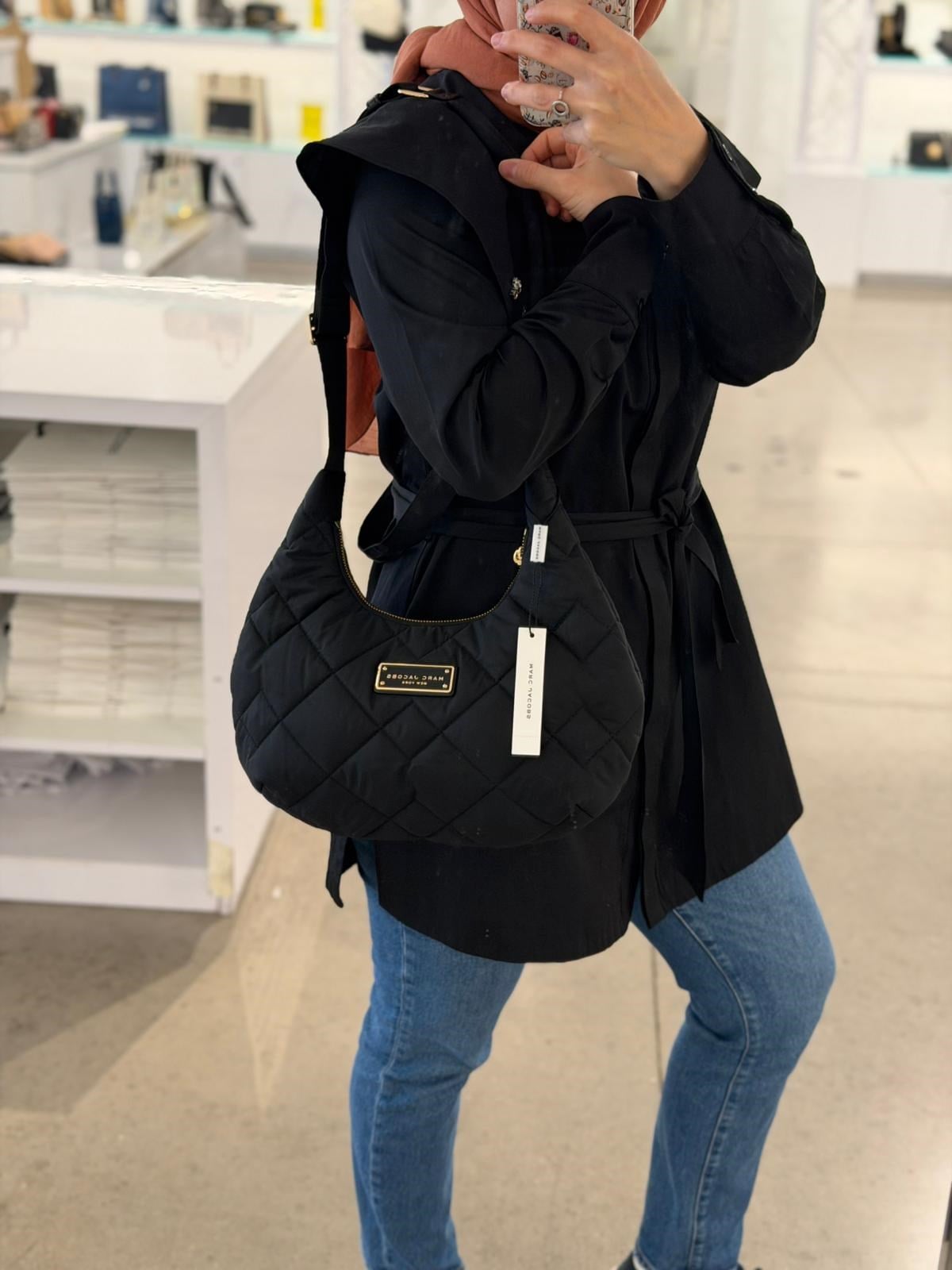 Marc Jacobs Paraşüt Kumaş Hobo Çanta