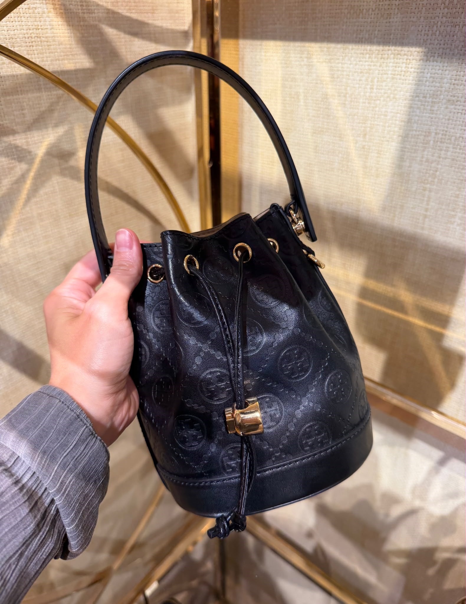 Tory Burch T Monogram Bucket