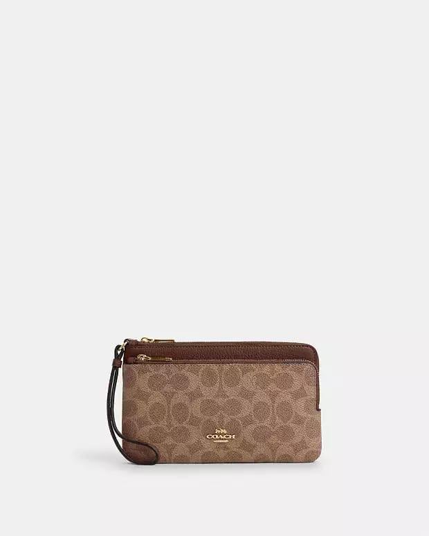 Coach Double Zip Cüzdan