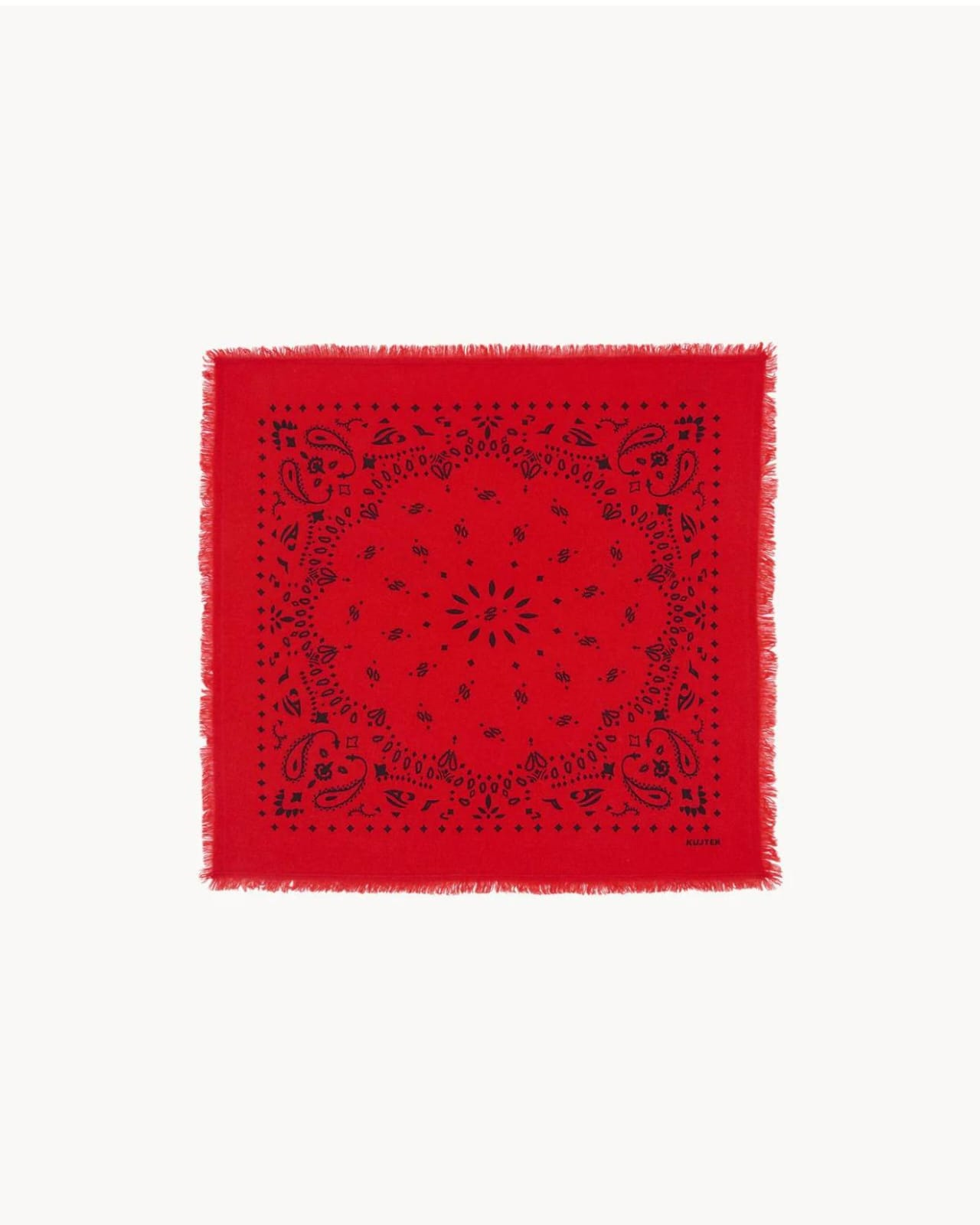 KUJTEN Small Bandana Coral Red