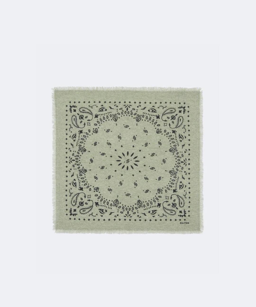 KUJTEN Small Bandana Hachi Oat Green
