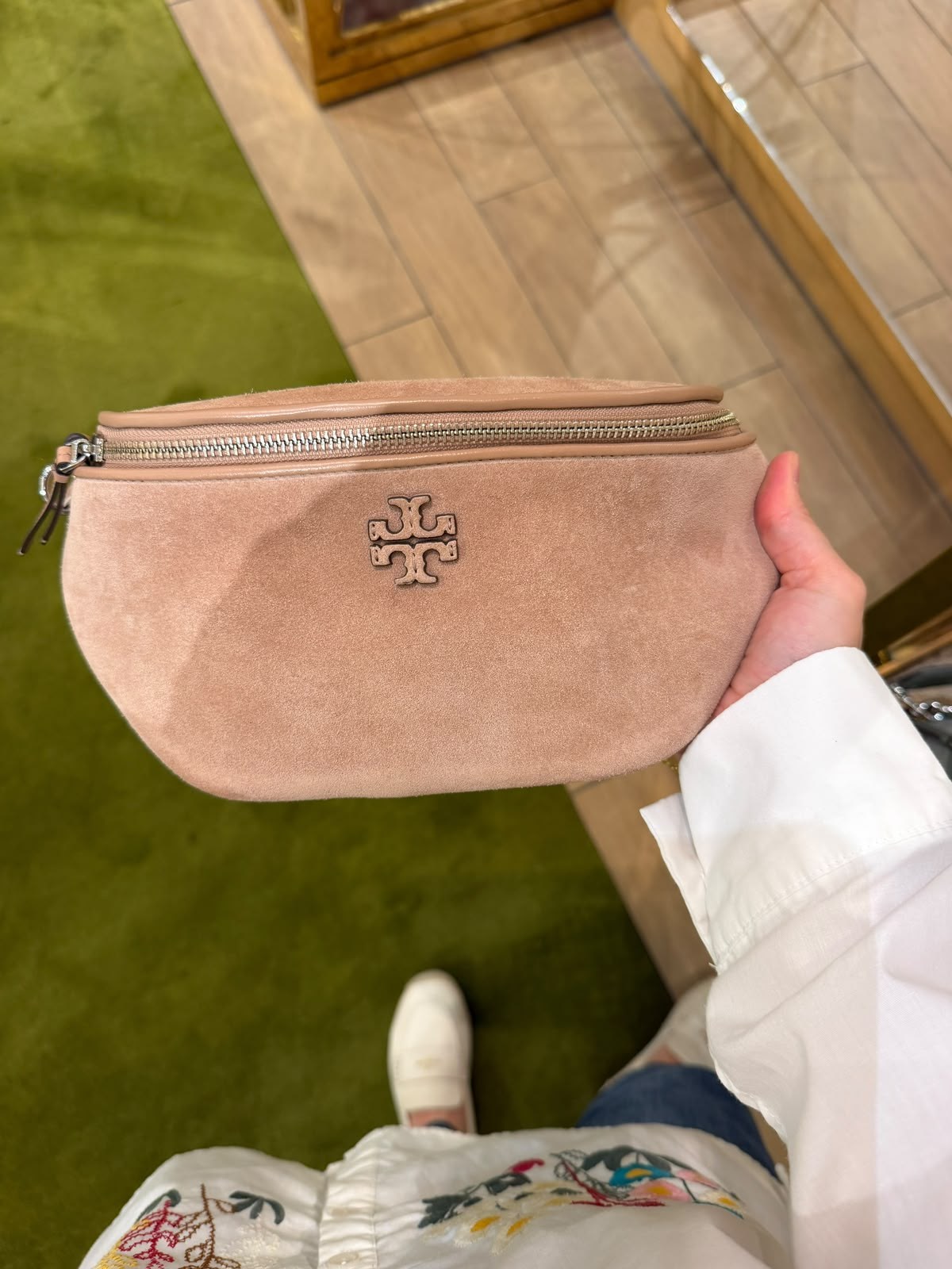 Tory Burch Süet Bel Çantası