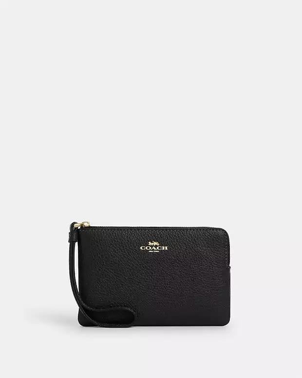 Coach Corner Zip Cüzdan
