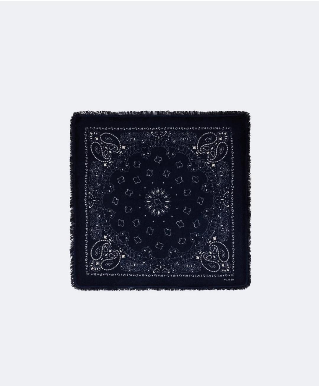 KUJTEN Small Bandana Hachi Dark Navy Blue