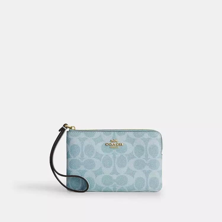 Coach Corner Zip Cüzdan