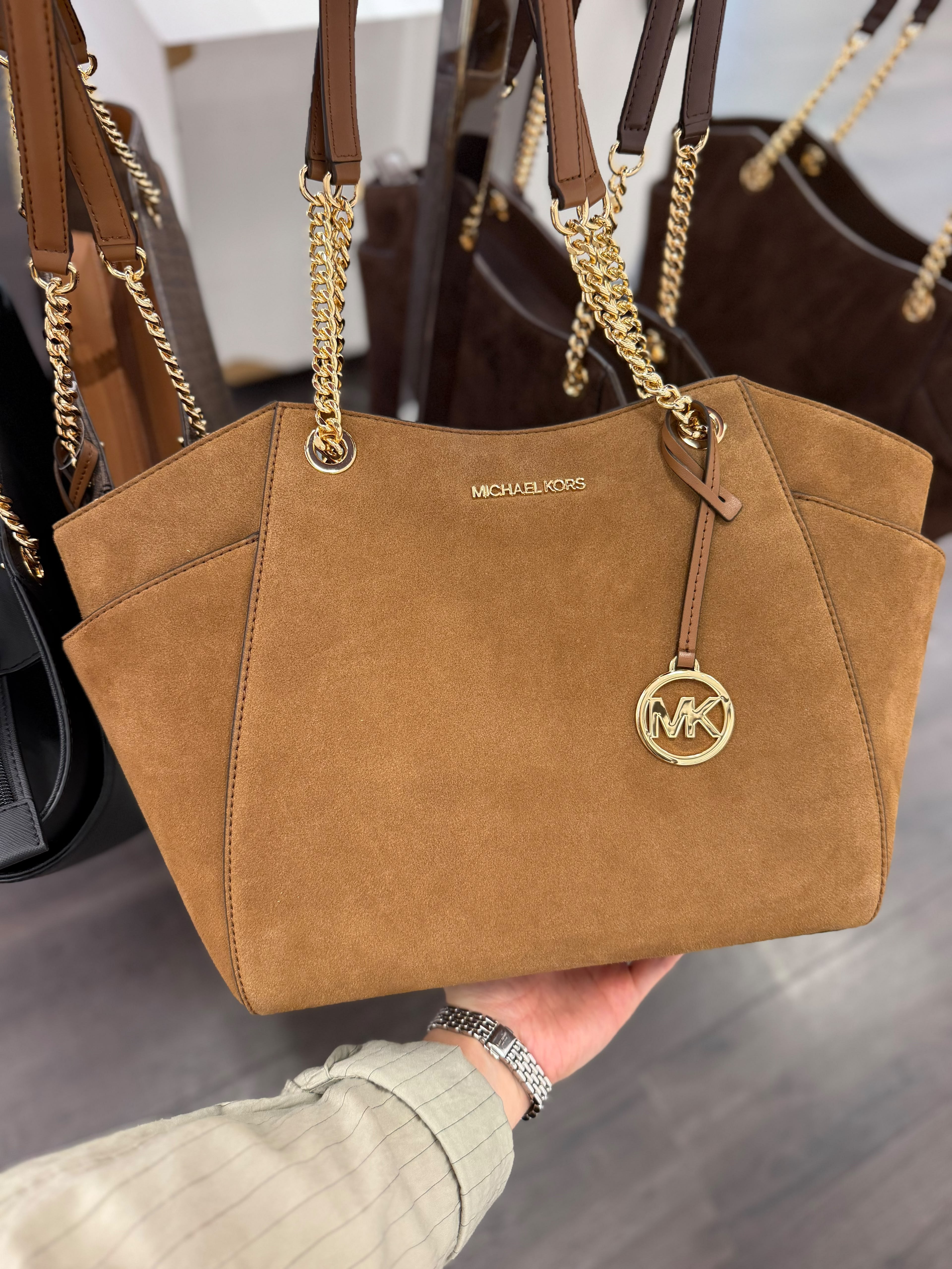 Micheal Kors Süet Tote Çanta