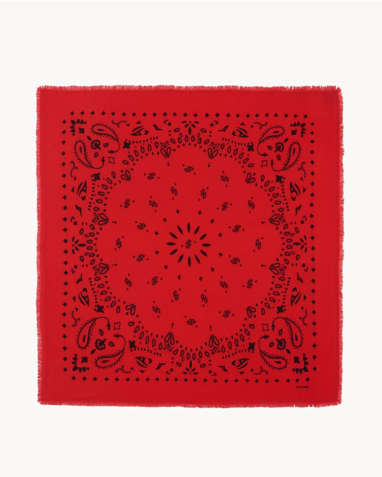 KUJTEN Bandana Large Coral Red