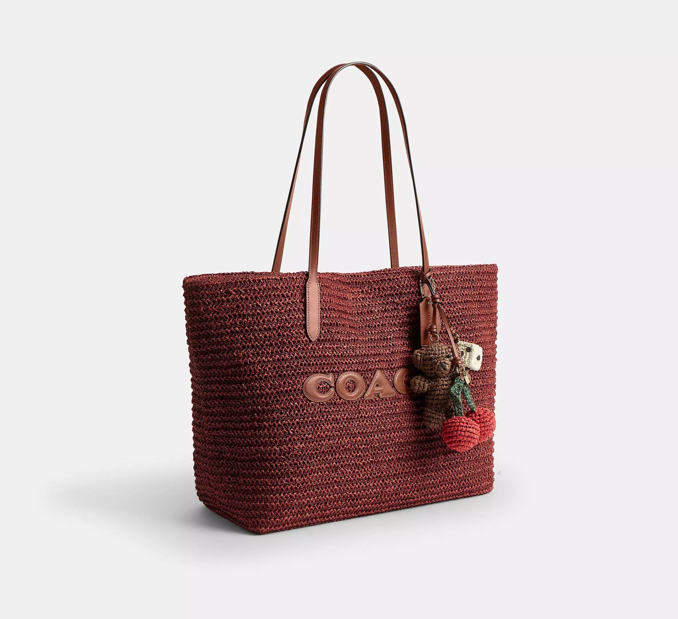 Coach City Tote Çanta Charm İle Birlikte
